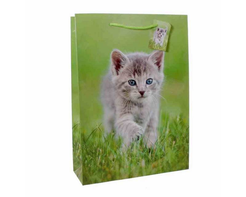 Linoows Tragetasche Geschenktüten, Papiertüten, 10 Stück Tragetaschen, Große Papiertragetaschen Kätzchen auf Frühlingswiese Linoows Tragetasche Geschenktüten, Papiertüten, 10 Stück Tragetaschen, Große Papiertragetaschen Kätzchen auf Frühlingswiese von Linoows