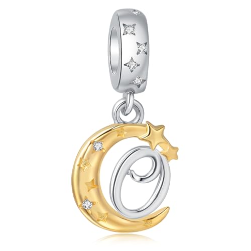 Buchstaben-Anhänger aus 925er-Sterlingsilber, passend für Pandora-Charm-Armbänder, passend für Frauen, Weihnachts- und Geburtstagsgeschenk Buchstaben-Anhänger aus 925er-Sterlingsilber, passend für Pandora-Charm-Armbänder, passend für Frauen, Weihnachts- und Geburtstagsgeschenk von Linorui