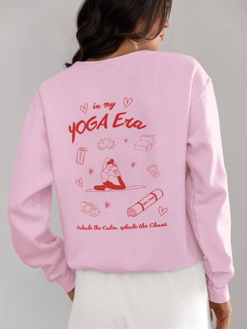 Yoga Pullover, Sweater Für Yoga, Meditation & Everyday Wear, Geschenk Liebhaber, Inhale Exhale Yoga Pulli, Cozy Chill Sweater, Yogis von LinoundPolly