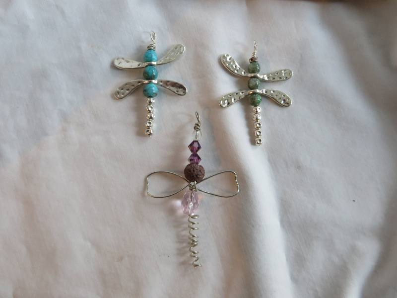 Libelle Halsketten, Halskette, Libelle, Türkis von LinsFinalTouch