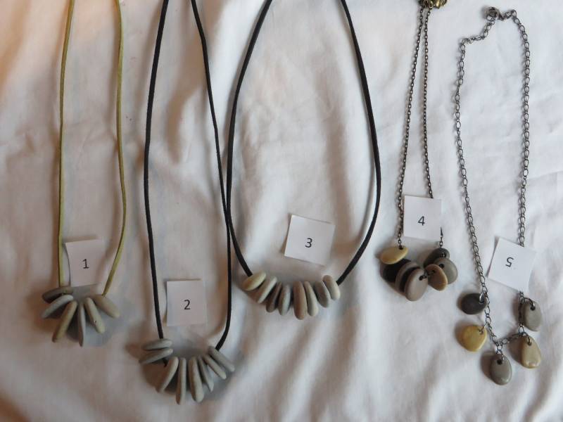 Strandsteine Halsketten, Strand, Steine, Halskette von LinsFinalTouch