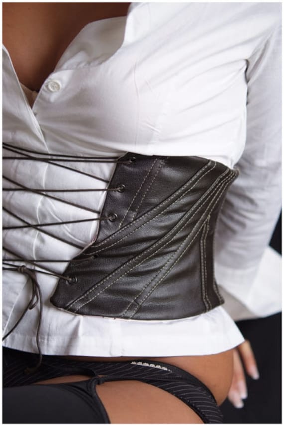 Underbust Korsett Louise Brown Underbust Korsett Louise Brown von Linsolence