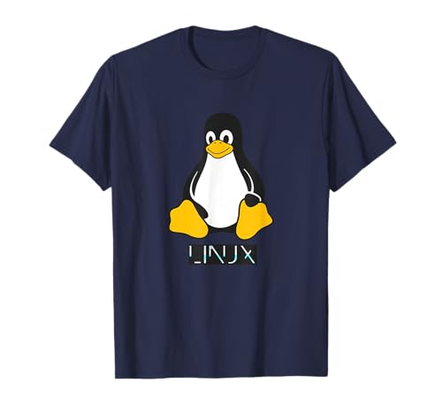 Premium Linux Tux T-Shirt von mcma Linux OS Tux Logo T Shirt T-Shirt von Linux T Shirts Tux Tees