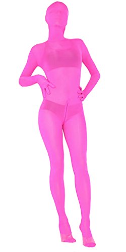 LinvMe Damen Sichtbare Anzug Nahtlose Zentai Unitard Rose Rot M LinvMe Damen Sichtbare Anzug Nahtlose Zentai Unitard Rose Rot M von LinvMe