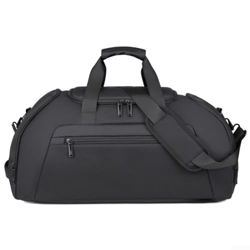 Travel Ready Fitness Tasche mit speziellem Schuhfach, wasserabweisendes Design für Herren, Wie abgebildet, Schwarz Travel Ready Fitness Tasche mit speziellem Schuhfach, wasserabweisendes Design für Herren, Wie abgebildet, Schwarz von Lioaeust