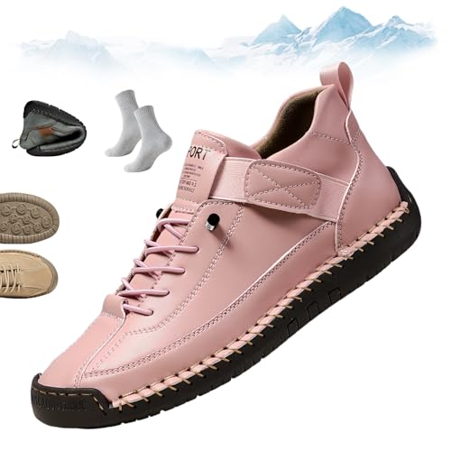 Elira Bequeme, StüTzende Sneakers, Novae Fashion Schuhe mit FußGewöLbeunterstüTzung, Unisex BarfußSchuhe Wasserdicht, Slip on Sneakers, Ideal für Alle Jahreszeiten(D,40) von Liocwocne