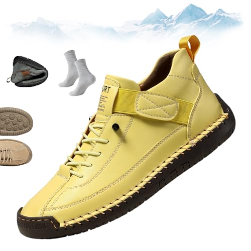 Elira Bequeme, StüTzende Sneakers, Novae Fashion Schuhe mit FußGewöLbeunterstüTzung, Unisex BarfußSchuhe Wasserdicht, Slip on Sneakers, Ideal für Alle Jahreszeiten(F,46) von Liocwocne