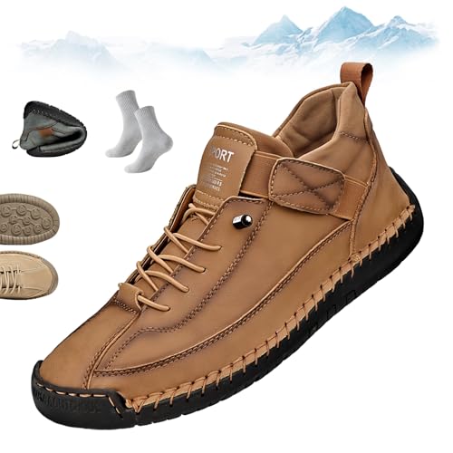 Elira Bequeme, StüTzende Sneakers, Novae Fashion Schuhe mit FußGewöLbeunterstüTzung, Unisex BarfußSchuhe Wasserdicht, Slip on Sneakers, Ideal für Alle Jahreszeiten(I,47) von Liocwocne