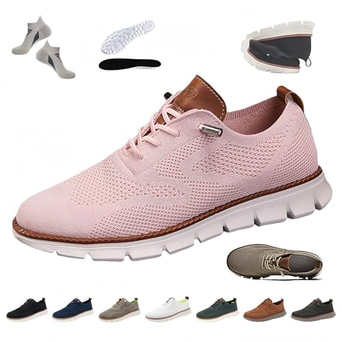 Liocwocne UrbanFit – UltraKomfort Sneaker, Breeze Urban Schuhe Herren, Stilvolle Schuhe für Bessere Gesundheit, Atmungsaktiv & rutschfest, Erleben Sie Ultimativen Komfort und Sti(Rosa,40) von Liocwocne