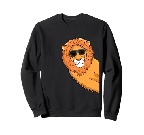 Cool Lion Lover Wild Cat Lion für Kinder Sweatshirt von Lion Gifts For Men & Women
