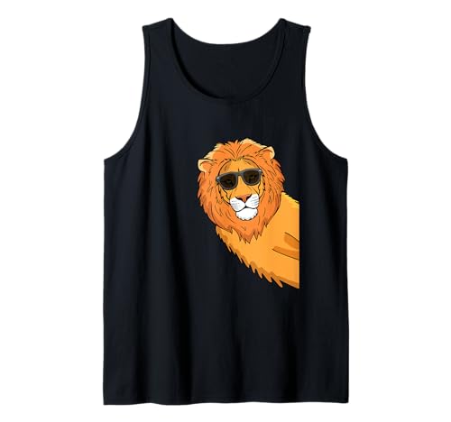 Cool Lion Lover Wild Cat Lion für Kinder Tank Top von Lion Gifts For Men & Women