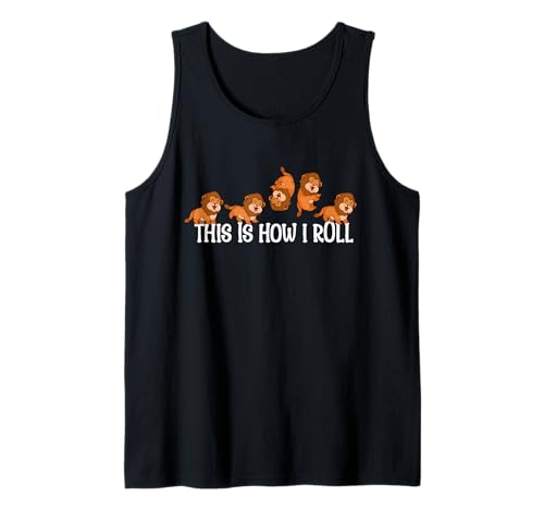 Lustiger Löwenliebhaber Kinder Männer Wildcat Löwe Tank Top von Lion Gifts For Men & Women