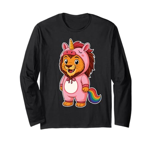 Kawaii Löwe im Einhorn Kostüm für Mädchen Kinder Einhorn Liebhaber Langarmshirt Kawaii Löwe im Einhorn Kostüm für Mädchen Kinder Einhorn Liebhaber Langarmshirt von Lion In Unicorn Costume Kawaii Design