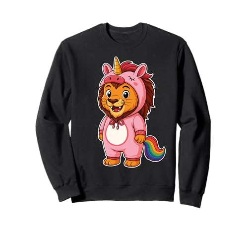 Kawaii Löwe im Einhorn Kostüm für Mädchen Kinder Einhorn Liebhaber Sweatshirt Kawaii Löwe im Einhorn Kostüm für Mädchen Kinder Einhorn Liebhaber Sweatshirt von Lion In Unicorn Costume Kawaii Design