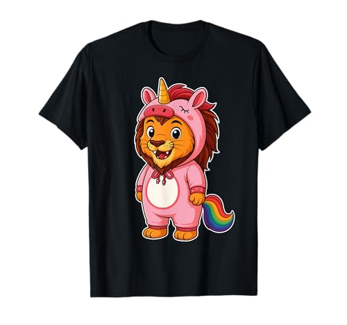 Kawaii Löwe im Einhorn Kostüm für Mädchen Kinder Einhorn Liebhaber T-Shirt Kawaii Löwe im Einhorn Kostüm für Mädchen Kinder Einhorn Liebhaber T-Shirt von Lion In Unicorn Costume Kawaii Design