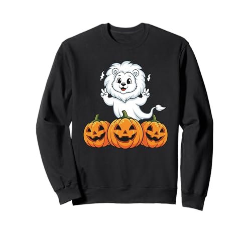 Lustiger Löwen-Geist Kürbis Boo Halloween Kinder Herren Damen Sweatshirt Lustiger Löwen-Geist Kürbis Boo Halloween Kinder Herren Damen Sweatshirt von Lion Lovers Halloween Ghost Pumpkin Outfits