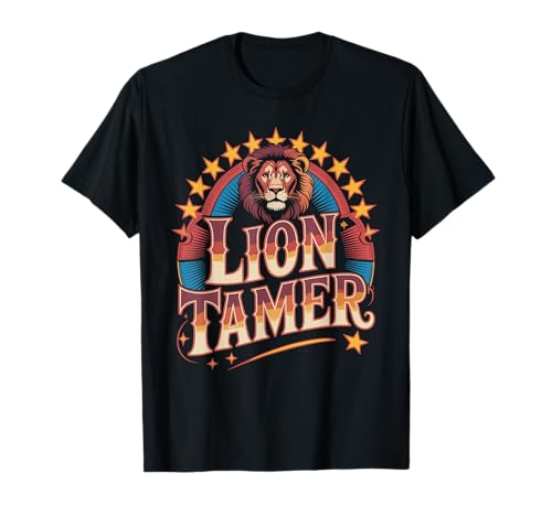 Löwe Tamer Shirt Herren Damen Kostüm Ringmaster Kostüm T-Shirt Löwe Tamer Shirt Herren Damen Kostüm Ringmaster Kostüm T-Shirt von Lion Tamer Designs By ShirtZilla