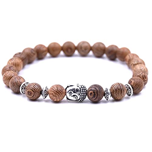 Lion & Son Holz-Perlen Armband Herren Buddha-Armreifen Damen-Armschmuck Gladiator Helm Wood Hamsa Skull Hantel Fitness Bracelet Hand gebunden Armreif Surfer Wasserfest Lion & Son Holz-Perlen Armband Herren Buddha-Armreifen Damen-Armschmuck Gladiator Helm Wood Hamsa Skull Hantel Fitness Bracelet Hand gebunden Armreif Surfer Wasserfest von Lion & Son