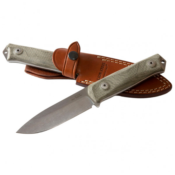 LionSteel - B41 - Messer Gr Klinge 10,4 cm braun von LionSteel