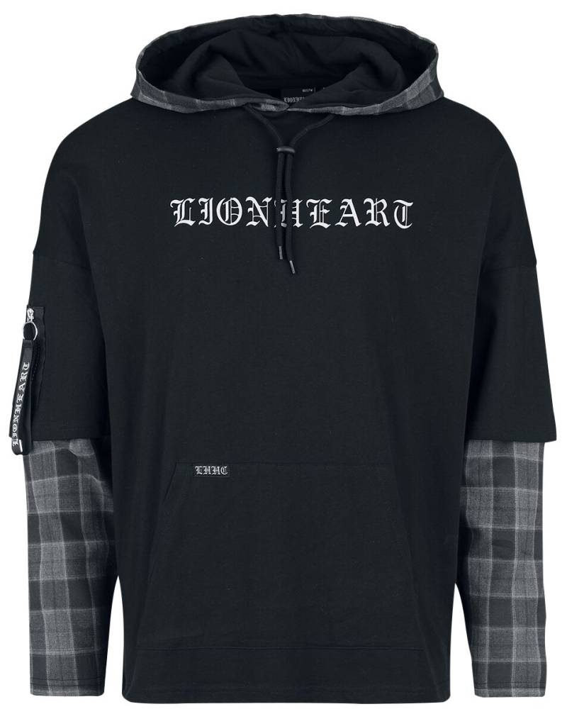Lionheart Langarmshirt - EMP Signature Collection - Oversize - S bis L - für Männer - Größe M - schwarz/grau  - EMP exklusives Merchandise! Lionheart Langarmshirt - EMP Signature Collection - Oversize - S bis L - für Männer - Größe M - schwarz/grau  - EMP exklusives Merchandise! von Lionheart
