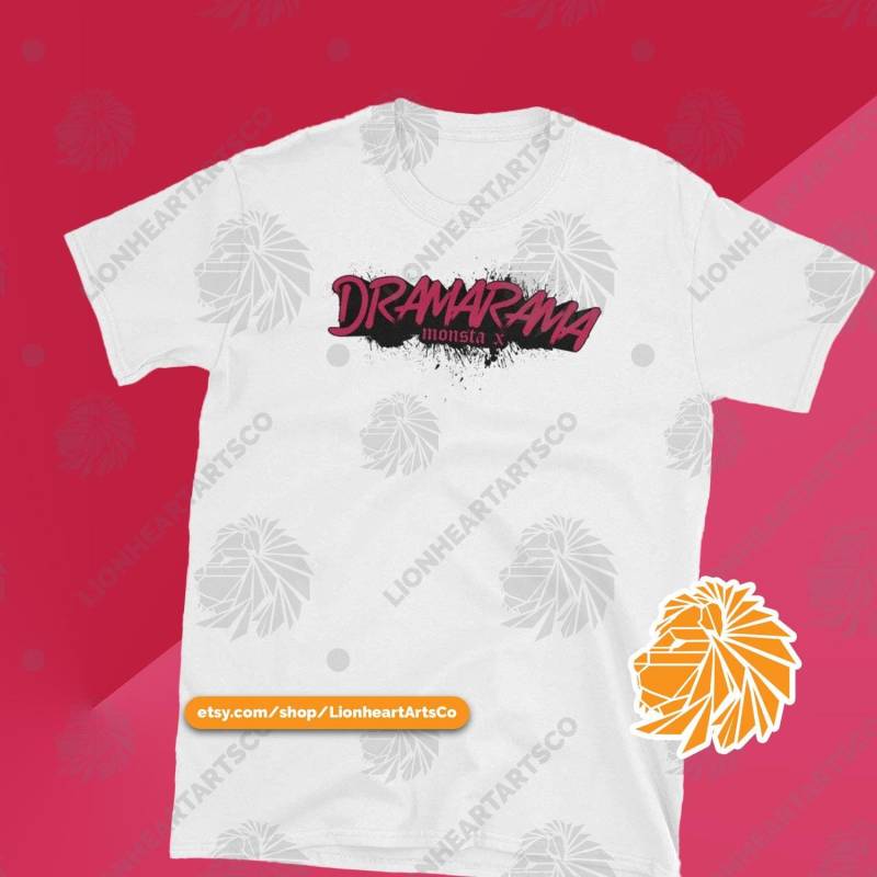 Dramarama Kurzarm Unisex T-Shirt, Fan Gemacht Monsta X Shirt, Für Monbebe Dramarama Kurzarm Unisex T-Shirt, Fan Gemacht Monsta X Shirt, Für Monbebe von LionheartArtsCo