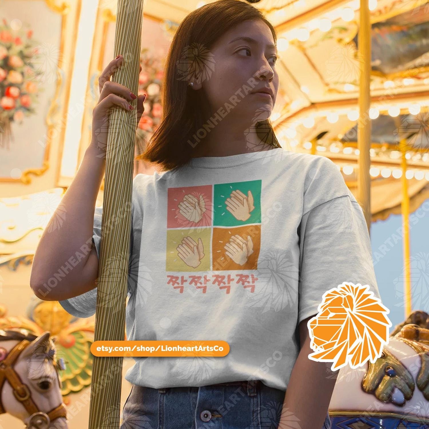 Seventeen Clap Kurzarm Unisex T-Shirt, Fan Made Shirt, Svt Angst, Kpop Konzert Fandom Carat von LionheartArtsCo