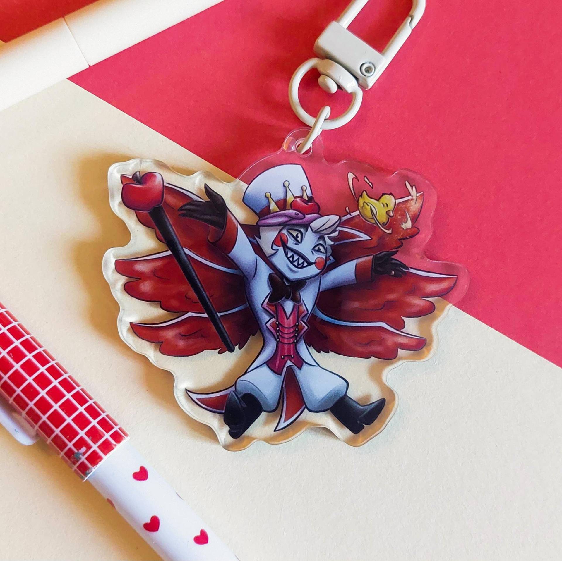 Hazbin Hotel Lucifer Charm Und Sticker von Liontuft