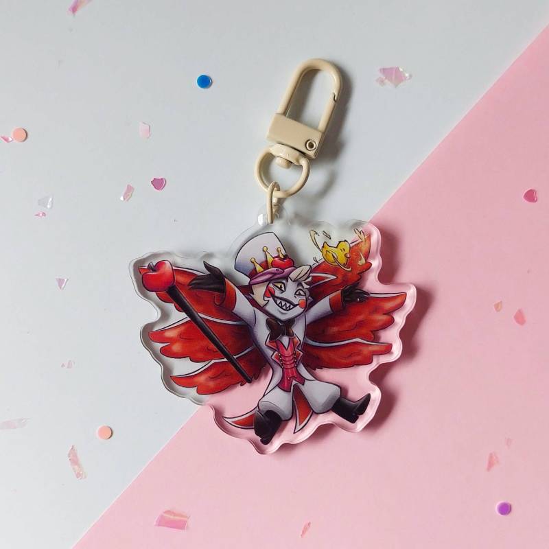 Hazbin Hotel Lucifer Charm Und Sticker von Liontuft