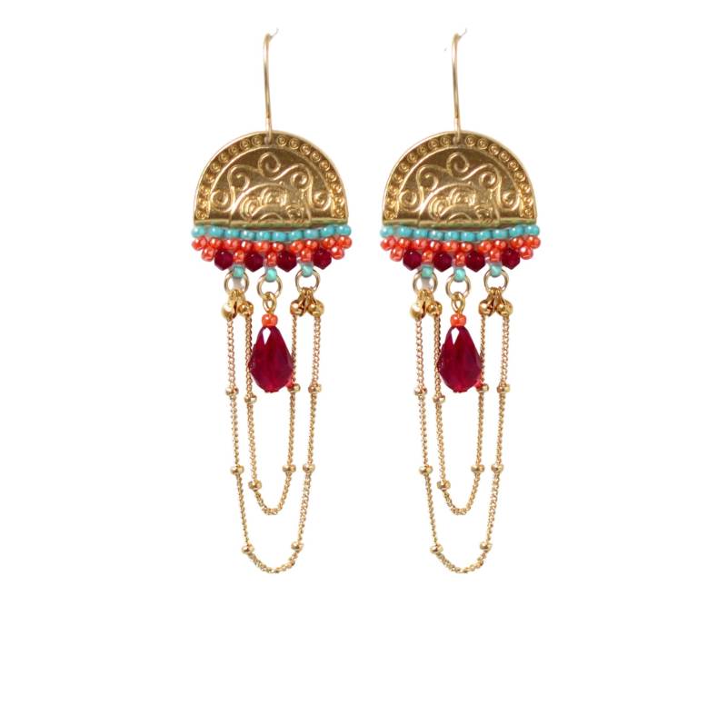 Lange Chandelier Ohrringe Mit Swarovski Kristall von LioraBJewelry