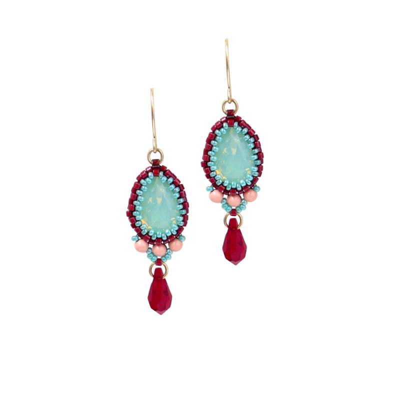 Tropfenohrringe, Hängende Kristallohrringe von LioraBJewelry