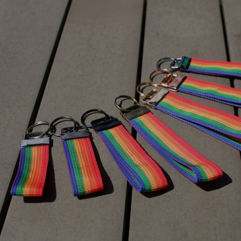 Regenbogen Schlüsselanhänger Stolz Lgbtq Handgelenkband Regenbogen Schlüsselanhänger Stolz Lgbtq Handgelenkband von Liottus