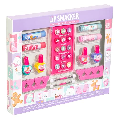 Lip Smacker Blockbuster, 27-teiliges Set für Kinder, mit Allen Essentiellen Schminkutensilien für Gesicht, Lippen und Nägel für den Perfekten Look von Lip Smacker