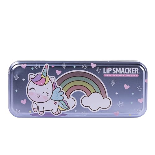 Lip Smacker Color Tin, Kinderset mit Lipgloss und Gesichtscreme in Verschiedenen Geschmacksrichtungen und Farbtönen, All-in-One Geschenkset für den Perfekten Look von Lip Smacker