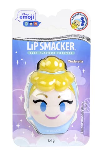 Lip Smacker - Disney Emoji Flip Balms Collection - Cinderella-Lippenbalsam für Kinder - Waldfrucht-Geschmack - süßes Geschenk für Deine Freunde - Single Lipbalm von Lip Smacker