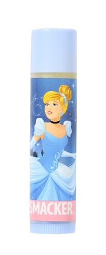 Lip Smacker Disney Princess Collection, Einzelner Lippenbalsam für Kinder Cinderella, Sicher in der Anwendung und frei von Farbstoffen für ein natürliches Finish, Vanilla Sparkle Geschmack von Lip Smacker