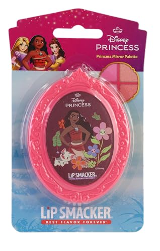Lip Smacker Disney Princess Moana, Mini-Palette mit 4 Lidschatten und Spiegel, Make-up für Mädchen von Lip Smacker