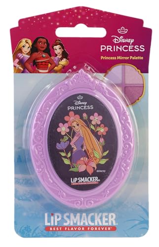 Lip Smacker Disney Princess Rapunzel, Mini-Palette mit 4 Lidschatten und Spiegel, Make-up für Mädchen von Lip Smacker
