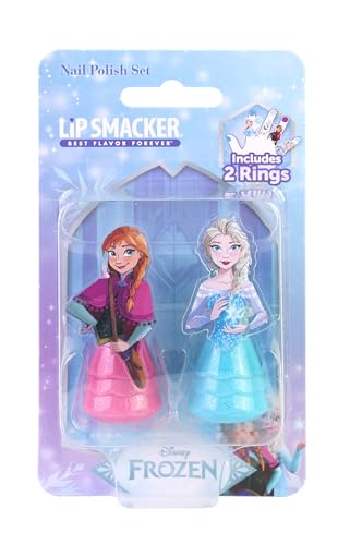 Lip Smacker Frozen, 2-teiliges Nagellack-Set für Mädchen mit Elsa & Anna Motiv, Geschenkedition 2025 von Lip Smacker