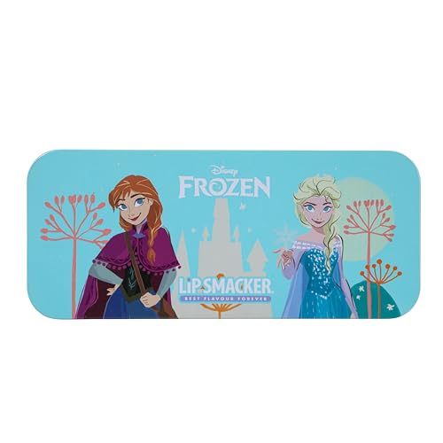 Lip Smacker Frozen Adventure Nail Polish Tin Set, Make-Up-Geschenkset für Kinder mit Farbigem Nagellack und Frozen-inspirierten Nailart-Stickern für den Perfekten Prinzessinnen-Look von Lip Smacker