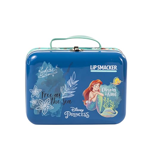 Lip Smacker Lunchbox Frozen Tin, Kinder-Make-up-Set mit Gesichts-, Lippen- und Nagel-Make-up mit Haar- und Beauty-Accessoires für den Perfekten Prinzessinnen-Look Inkl. von Lip Smacker