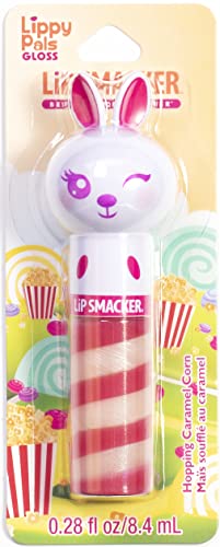 Lip Smacker - Lippy Pal Swirl Gloss Collection - Häschen-Lippenbalsam für Kinder - Karamell-Geschmack - Lippenpflege für Mädchen im süßen Tier-Design - Häschen von Lip Smacker