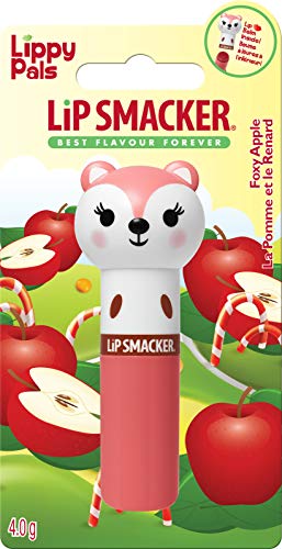 Lip Smacker - Lippy Pals Collection - Fuchs Lippenbalsam für Kinder - Apfel-Geschmack - süßes Geschenk für deine Freunde - Single Lipbalm von Lip Smacker