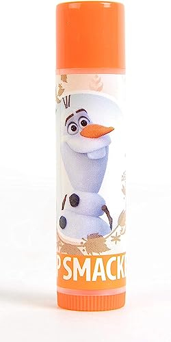 Lip Smacker Olaf Lippenbalsam, Disney Frozen, Aromatisierter Lippenbalsam für Kinder, Feuchtigkeitsspendend und Glättend, für Glänzende Lippen, Herrlicher Waffel- und Sirupgeschmack von Lip Smacker