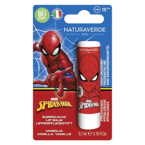 Spider man Lip Balm Vaniglia von Naturaverde