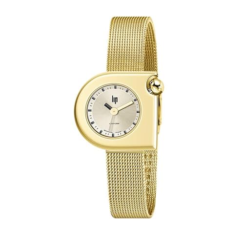 Lip Mach 2000 – Mini Moon – Milanaise-Armband, goldfarben, Armband von Lip