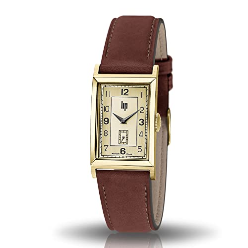 Lip Unisex-Kinder Analog Quarz Uhr mit Leder Armband lip671014 von Lip