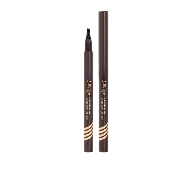 LipHip - 4Point Pure Eyebrow Tattoo - 0.8g - 01 Dark brown von LipHip