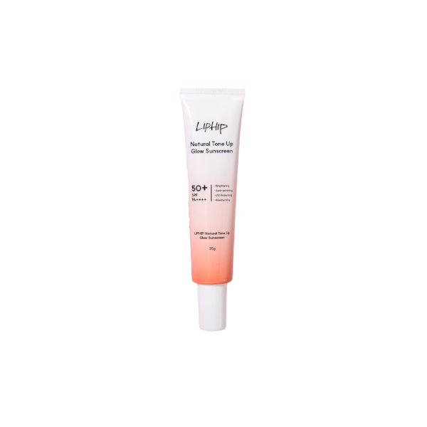 LipHip - Natural Tone Up Glow Sunscreen SPF50+ PA++++ - 35g von LipHip