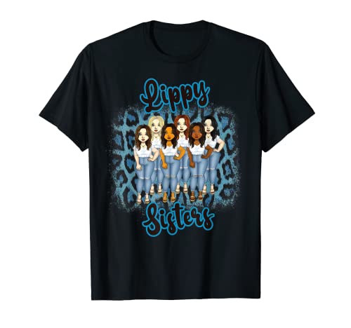Lippy Sisters Lipödem Lymphödem Kurvige Mädchen T-Shirt Lippy Sisters Lipödem Lymphödem Kurvige Mädchen T-Shirt von Lipedema Sisterhood
