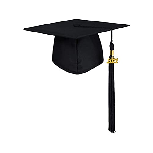 Lipeed Doktorhut Abschluss Hut Bachelor Master College Graduation 2021 Studienabschluss Kappe Hüte Doktorhut 2021 Jahreszahl Anhänger，Hut Abschlussfeiern vom Studium von Lipeed
